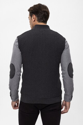 Felix Hardy Gebreid vest in Grijs