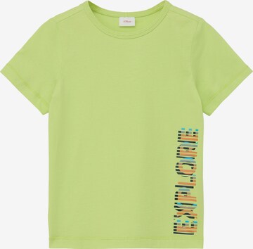 T-Shirt s.Oliver en vert : devant