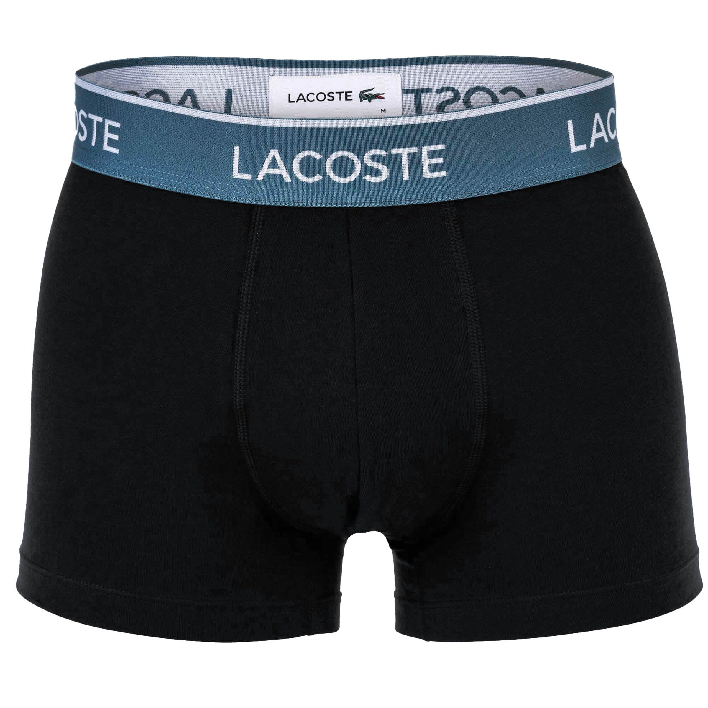 LACOSTE - Calzoncillo boxer en negro