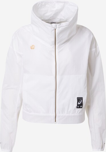 ASICS Sportjacke 'SAKURA' in weiß, Produktansicht