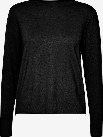 PULZ Jeans Sweater 'SARA' in Black: front