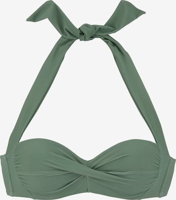 LASCANA Bikini top 'Lolo' in Green: front