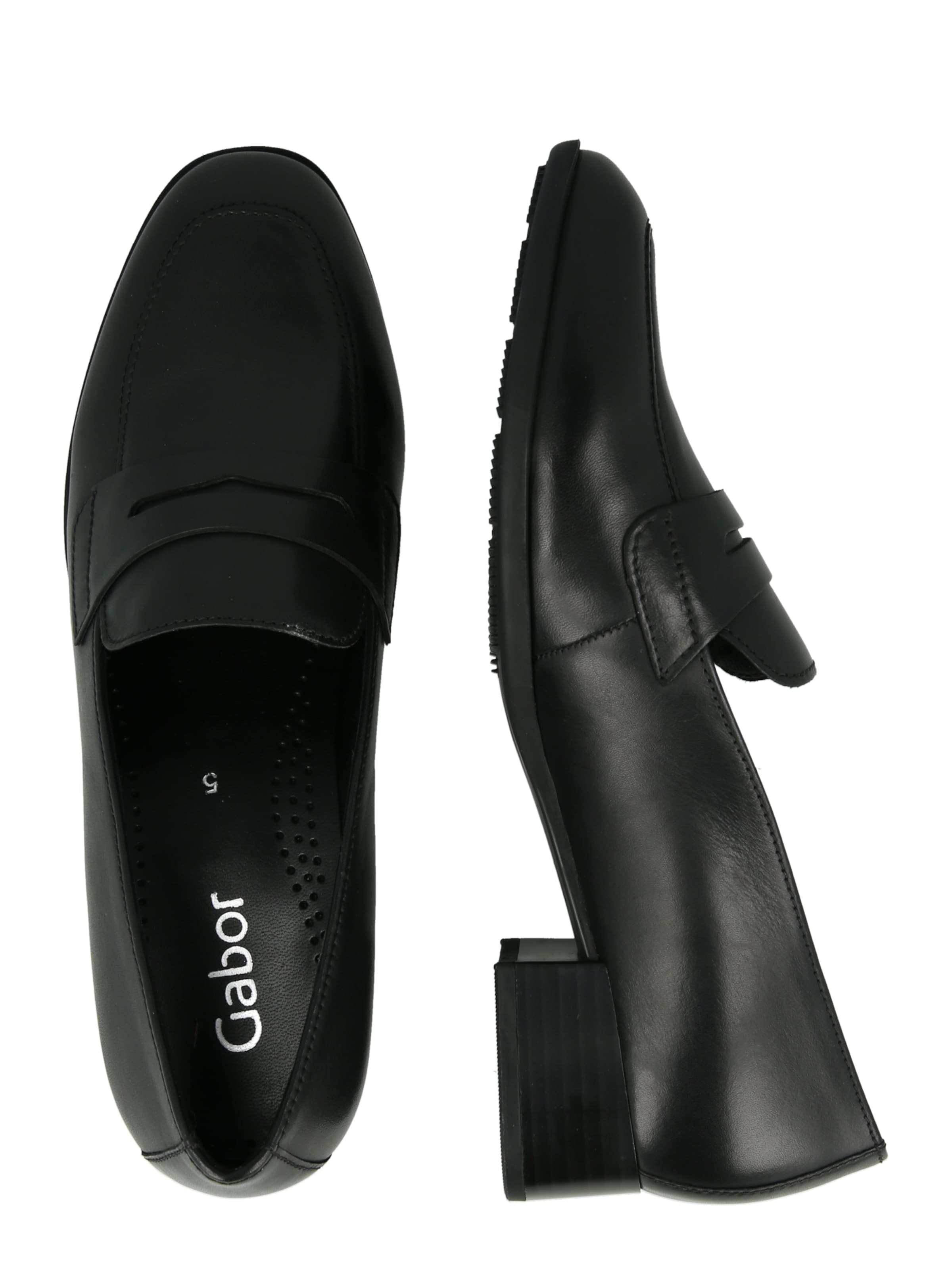 GABOR Instappers in Zwart: zijkant
