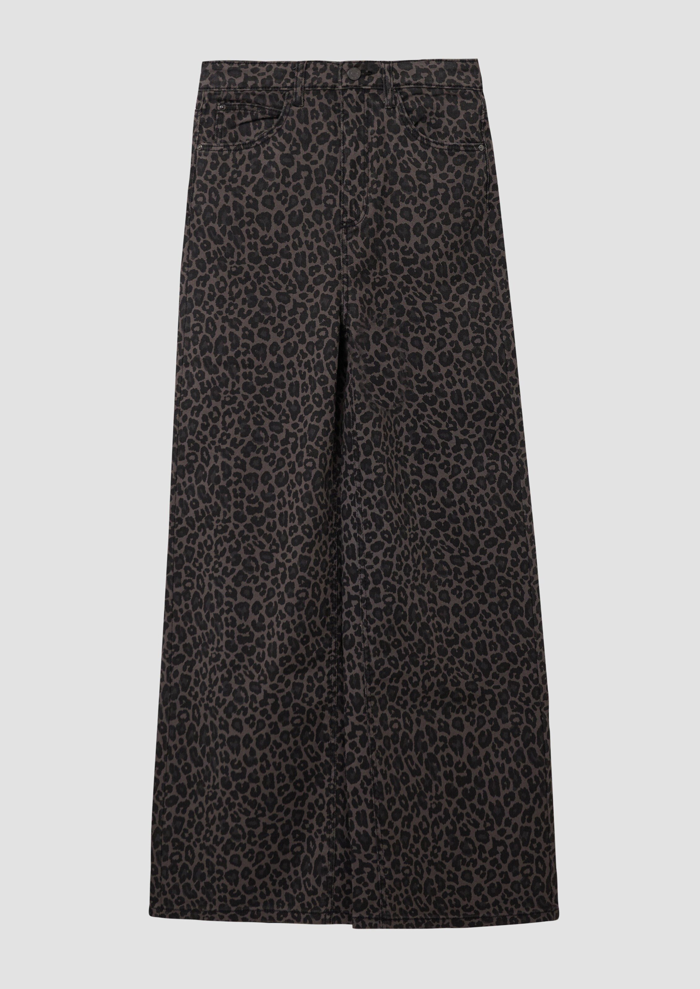 s.Oliver Wide leg Pants in Grey: front