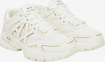 ARMANI EXCHANGE - Zapatillas deportivas bajas 'XW002153 AF22757' en blanco: frente
