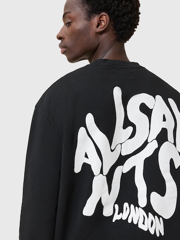 Felpa di AllSaints in nero
