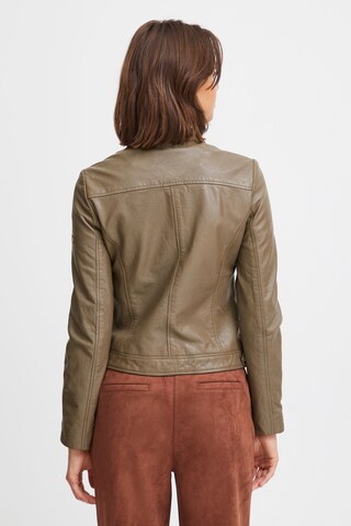 Oxmo Between-Season Jacket 'Denise' in Brown