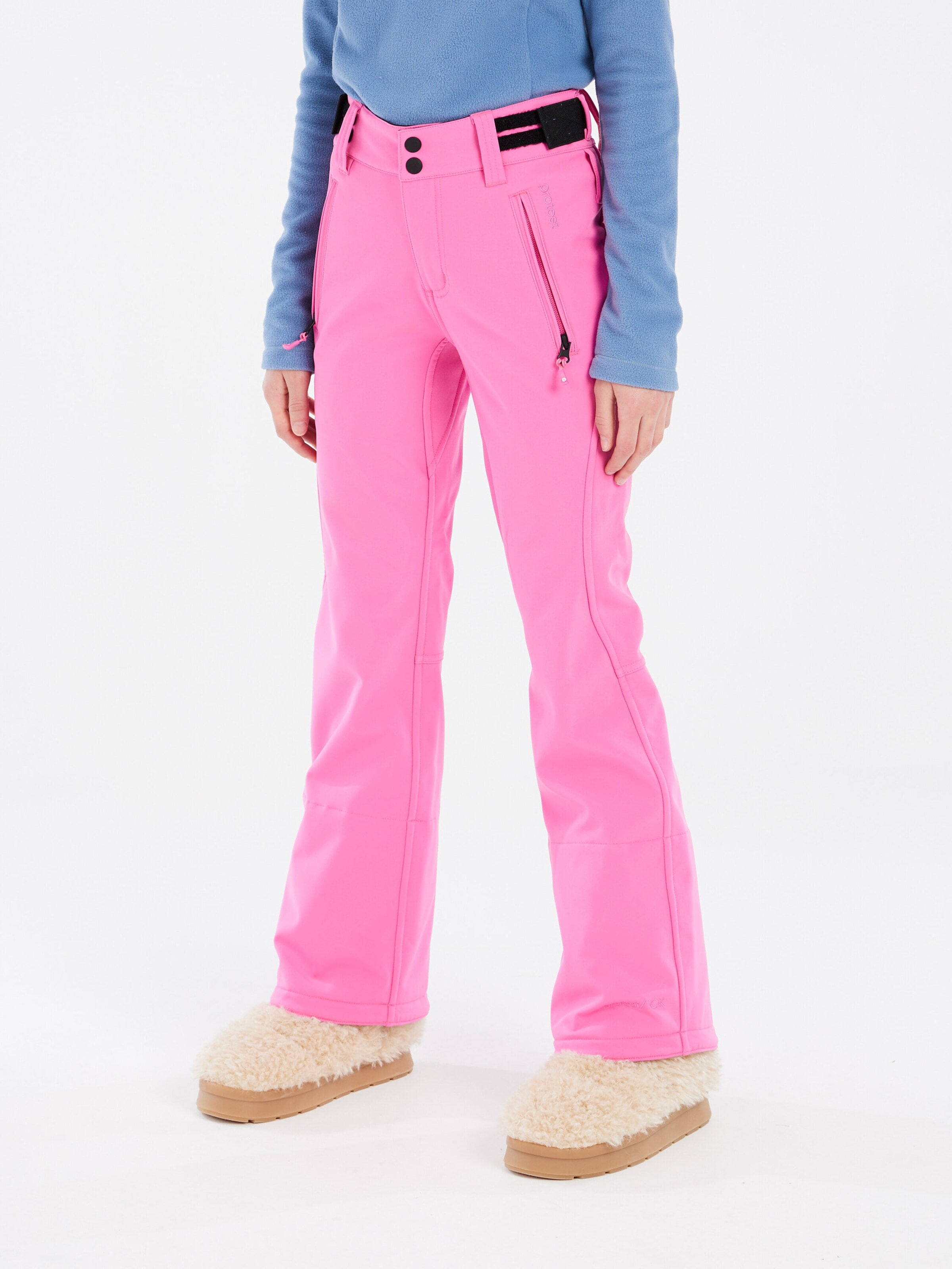 PROTEST Slim fit Sports trousers 'RELOLE JR' in Pink