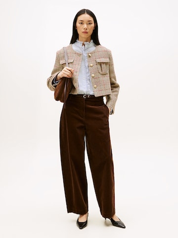 TOMMY HILFIGER Baggy Broek in Bruin