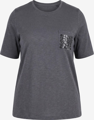 Ulla Popken Shirt in Grey: front