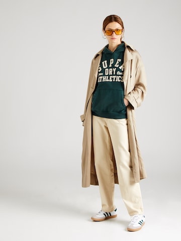 Superdry Sweatshirt 'Essentials' in Groen