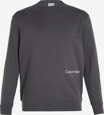 Calvin Klein Big & Tall Sweatshirt in Grau: predná strana