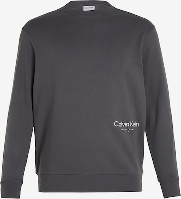 Calvin Klein Big & Tall Sweatshirt in Grau: Vorderseite