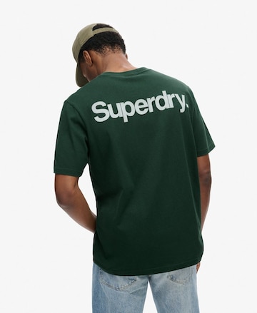 Superdry Μπλουζάκι σε πράσινο: μπροστά