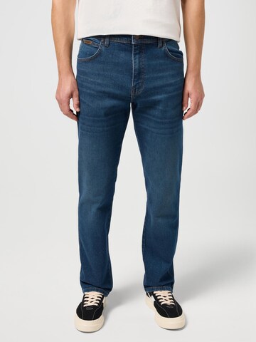 WRANGLER Regular Jeans 'Texas Spruce' in Zwart: voorkant