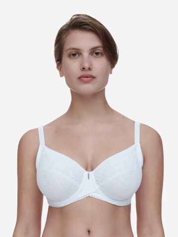 Chantelle T-shirt BH in Wit: voorkant