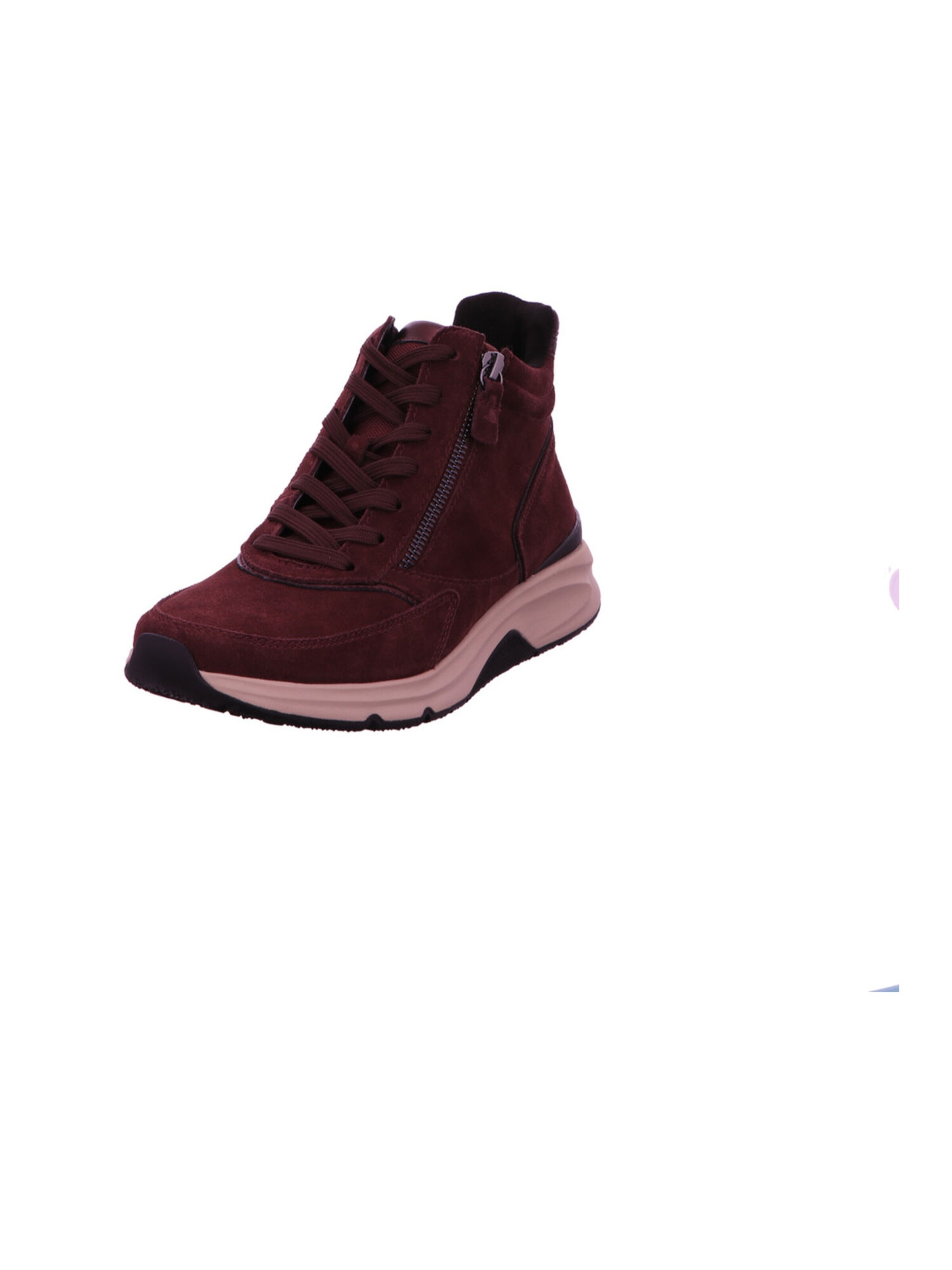 Gabor Rollingsoft Sneaker in Rot: Vorderseite