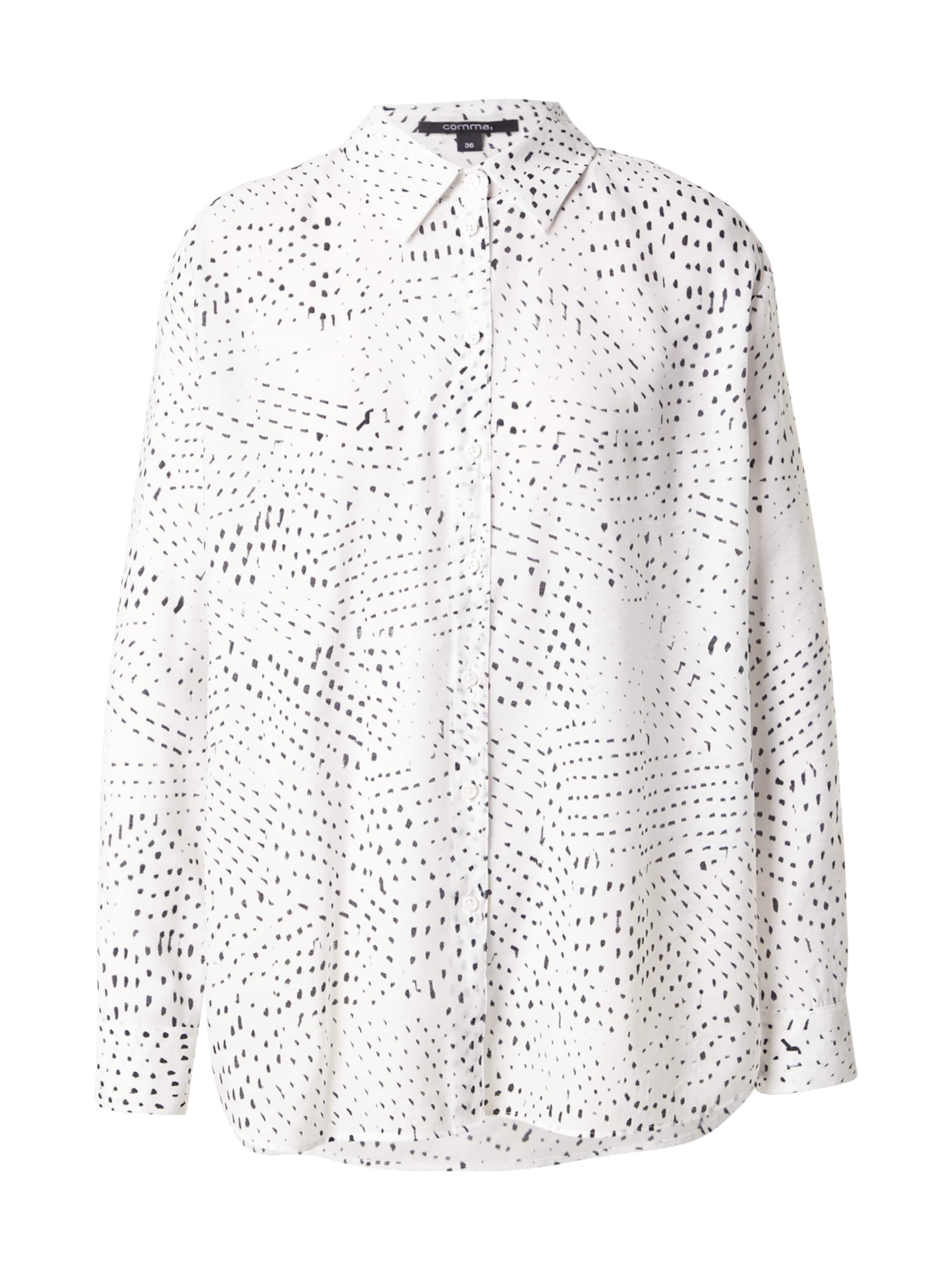 COMMA Blouse in Wit: voorkant