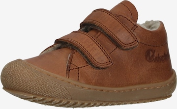 NATURINO First-Step Shoes in Brown: front