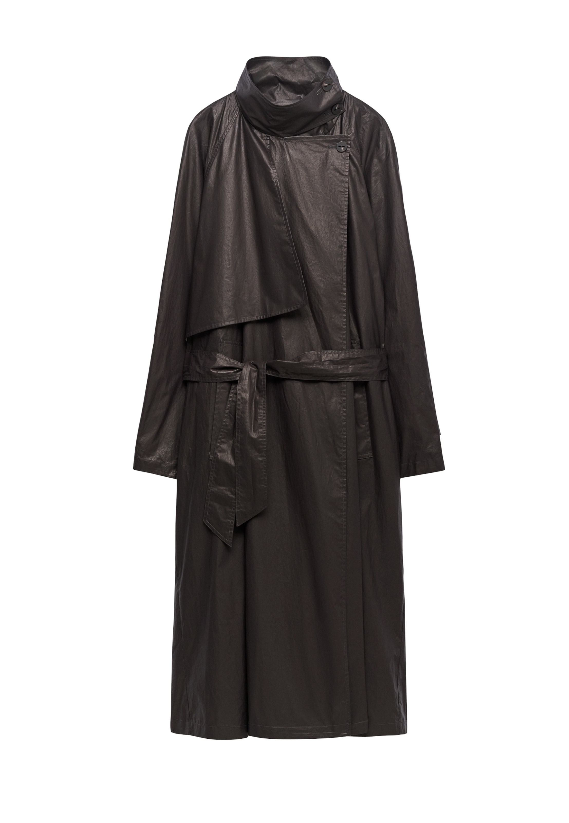 Adolfo Dominguez Зимно палто в черно: отпред