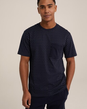 WE Fashion Shirt in Blue: front