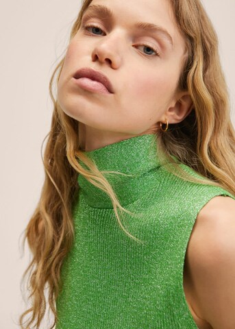 Rochie tricotat 'Corbat' de la MANGO pe verde