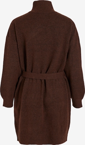 VILA Knitted dress 'Jakia' in Brown