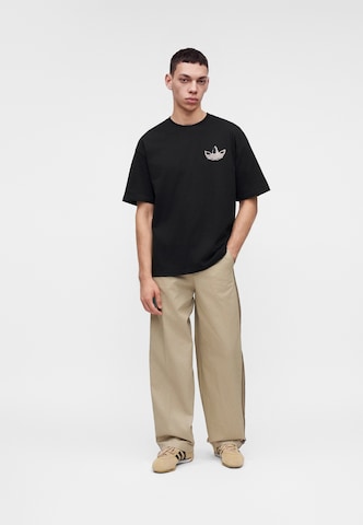 Tricou 'Powder Tongue' de la ADIDAS ORIGINALS pe negru