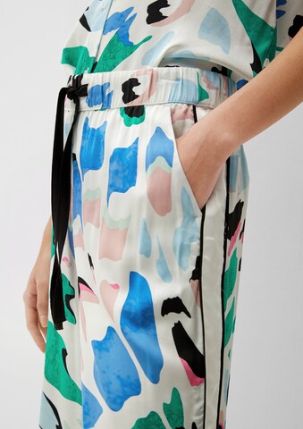 s.Oliver Wide leg Trousers in Beige