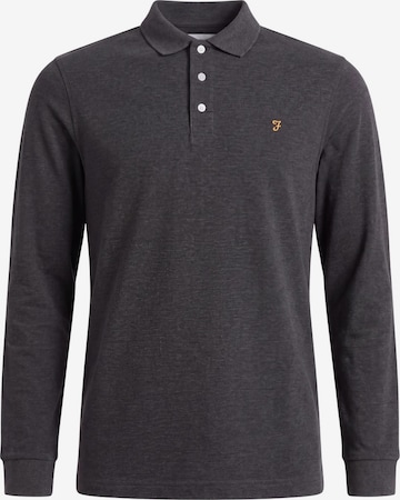 FARAH Poloshirt 'CUNNINGHAM' in Schwarz: Vorderseite