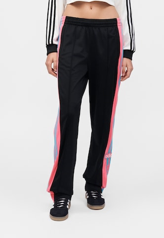 ADIDAS ORIGINALS - Loosefit Pantalón 'ADIBREAK' en negro: frente
