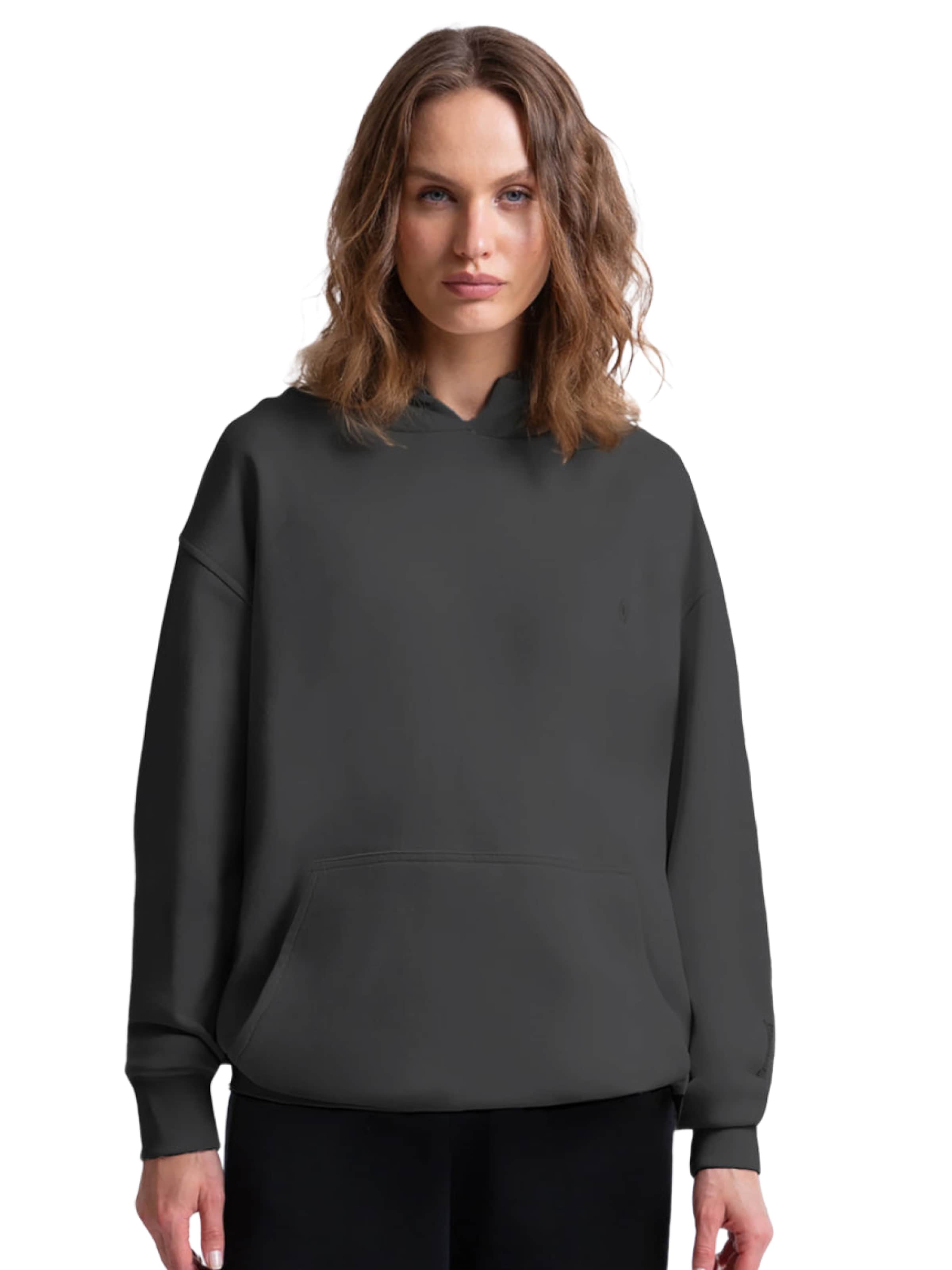 UNIQVIBE Sweatshirt in Grijs: voorkant