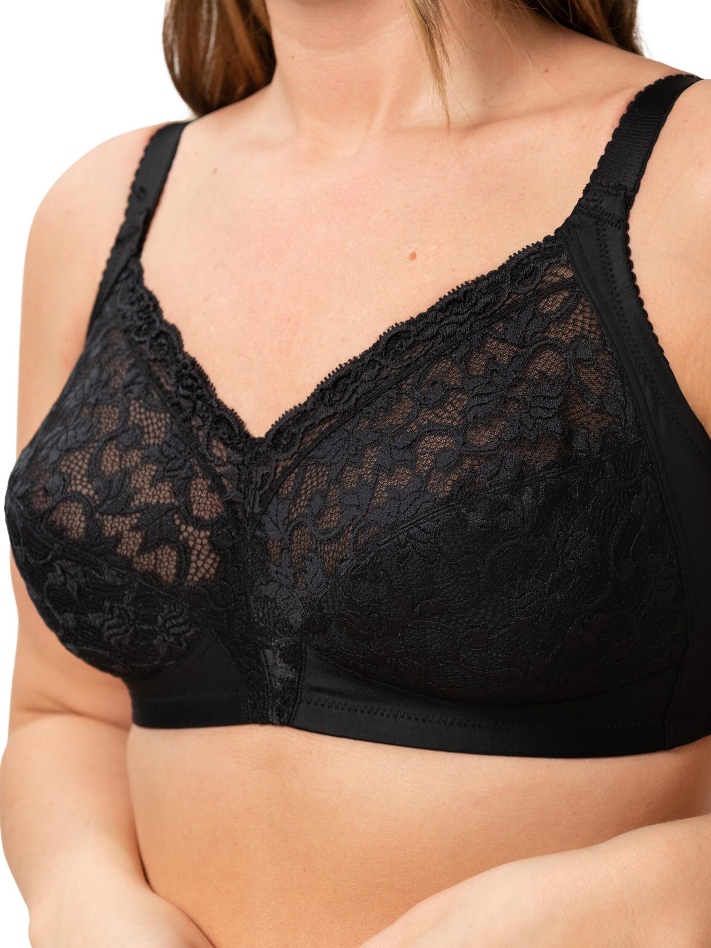TRIUMPH Bügelloser BH 'Delicate Doreen' in Schwarz