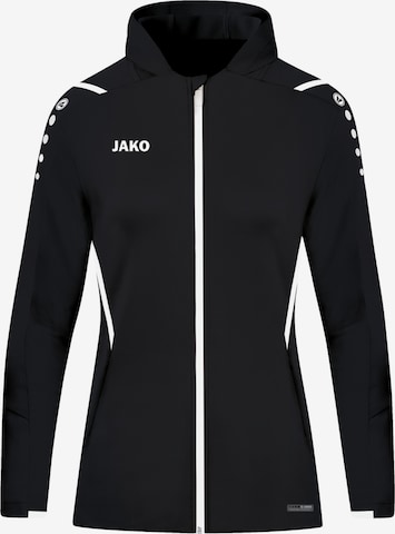 JAKO Athletic Jacket in Black: front