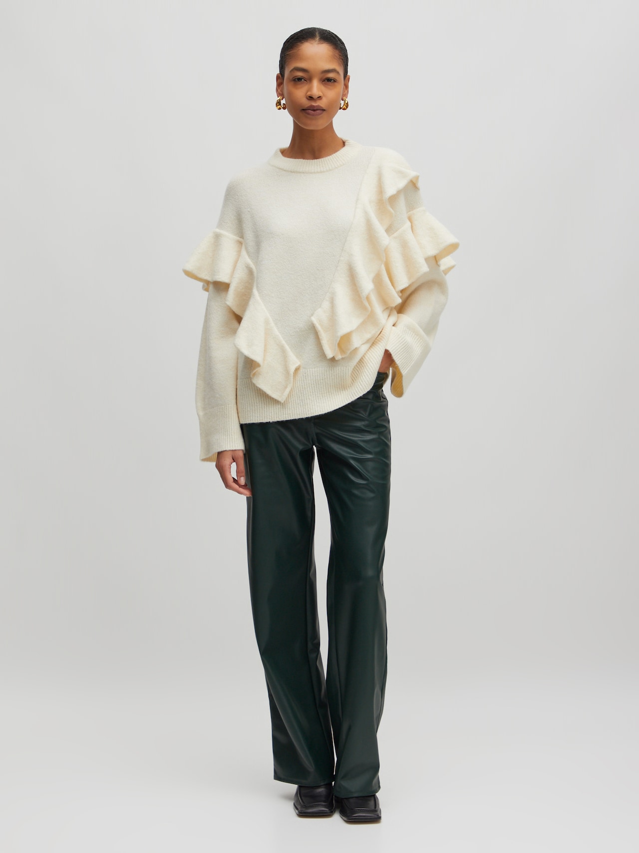 EDITED Pullover 'Zoe' creme