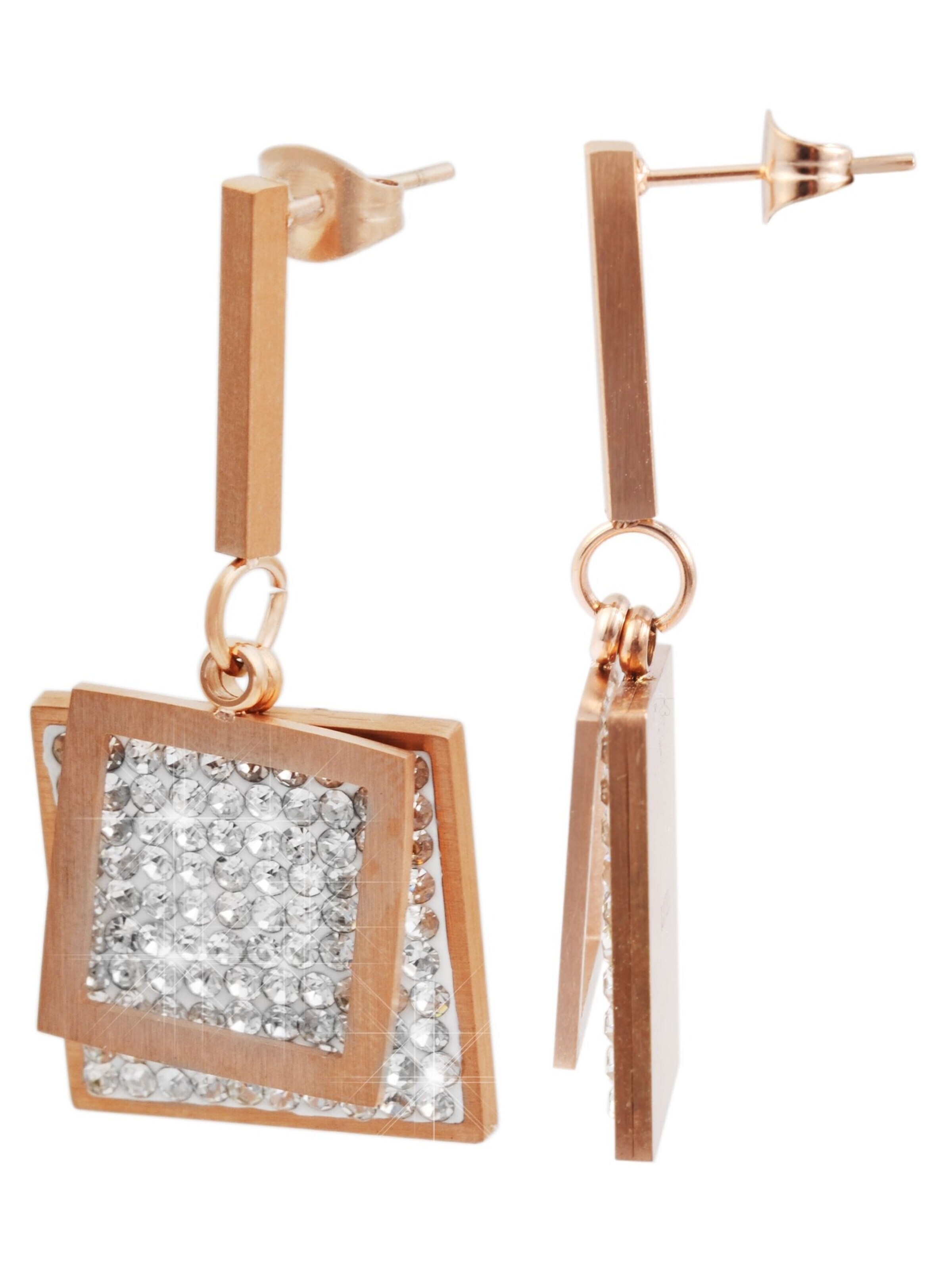Akzent Ohrringe 'Almendra, langlebig'‌‌‌‌‌‌‌‌‌ in Gold