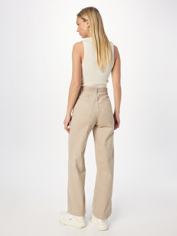 Regular Pantalon Monki en beige