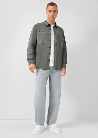 QS Comfort fit Overhemd in Grijs
