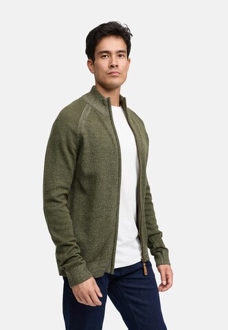 INDICODE JEANS Knit cardigan 'INMassum' in Green