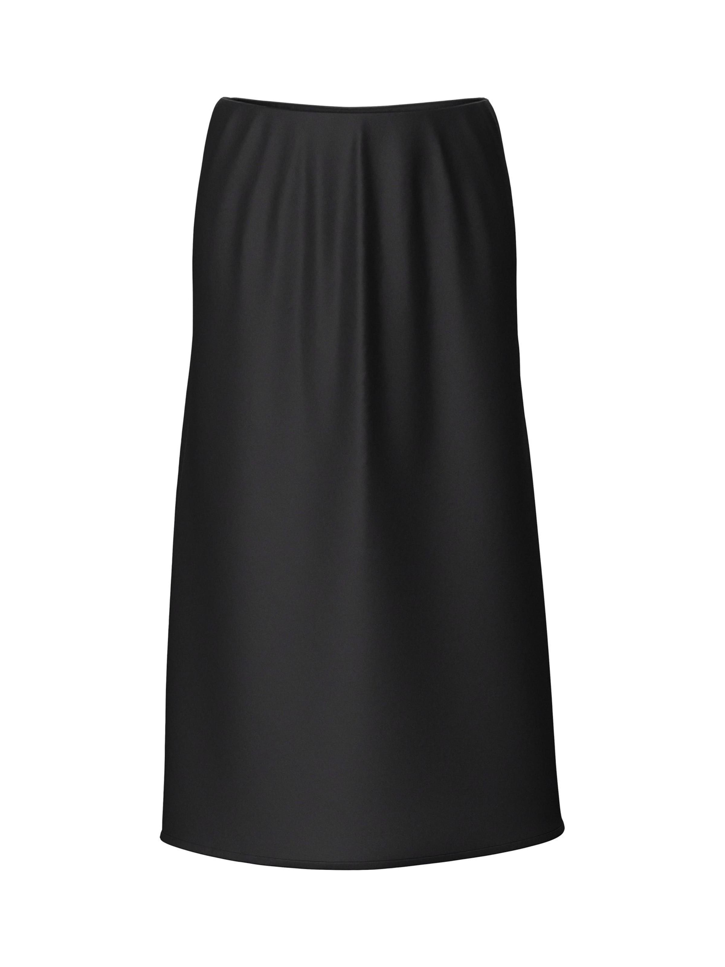 HYPEDROP - Falda 'Lean' en negro: frente