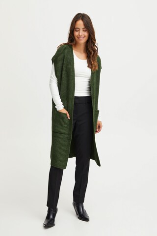 Fransa Knit Cardigan 'beverly Ve 2' in Green