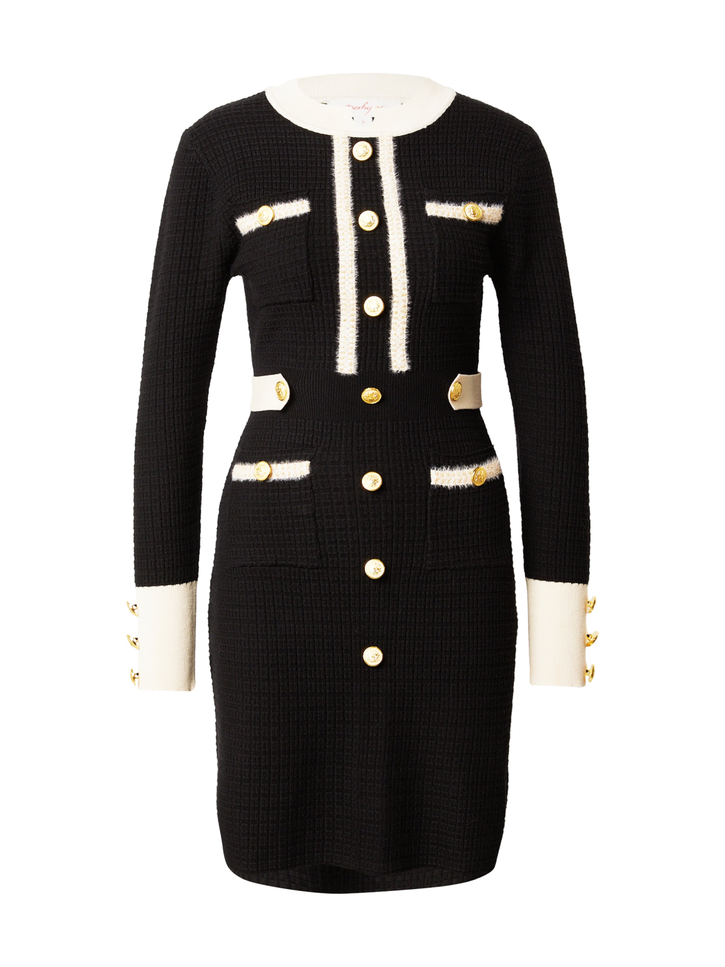 Abito in maglia 'CLEMENCE' di Derhy in nero: frontale