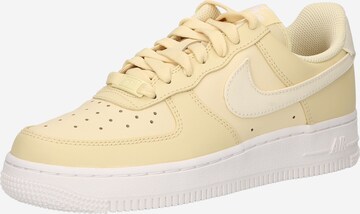 Nike Sportswear Sneakers laag 'AIR FORCE 1' in Geel: voorkant