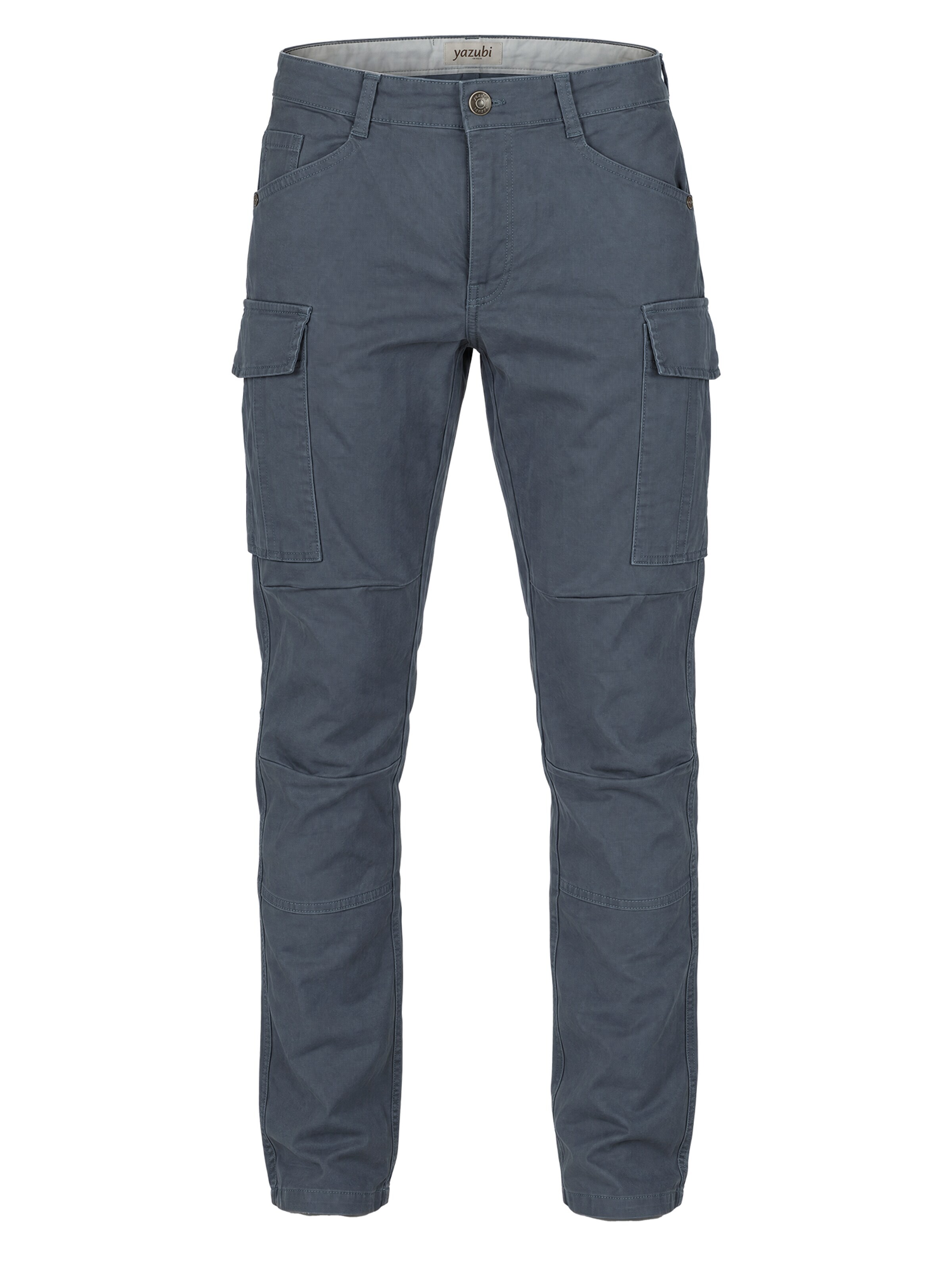 yazubi Regular Cargo Pants 'Jayden' in Blue