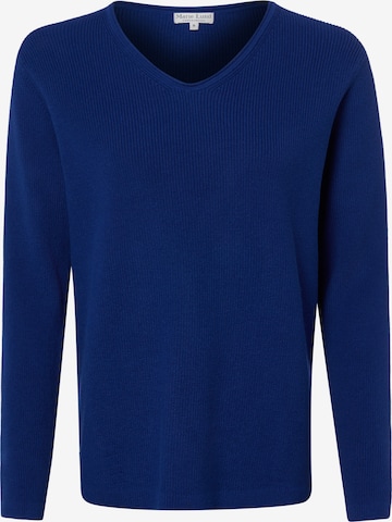 Pull-over Marie Lund en bleu : devant