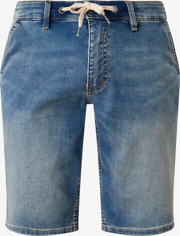 QS Regular Jeans in Blauw: voorkant