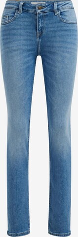 WE Fashion Slim fit Jeans in Blue: front