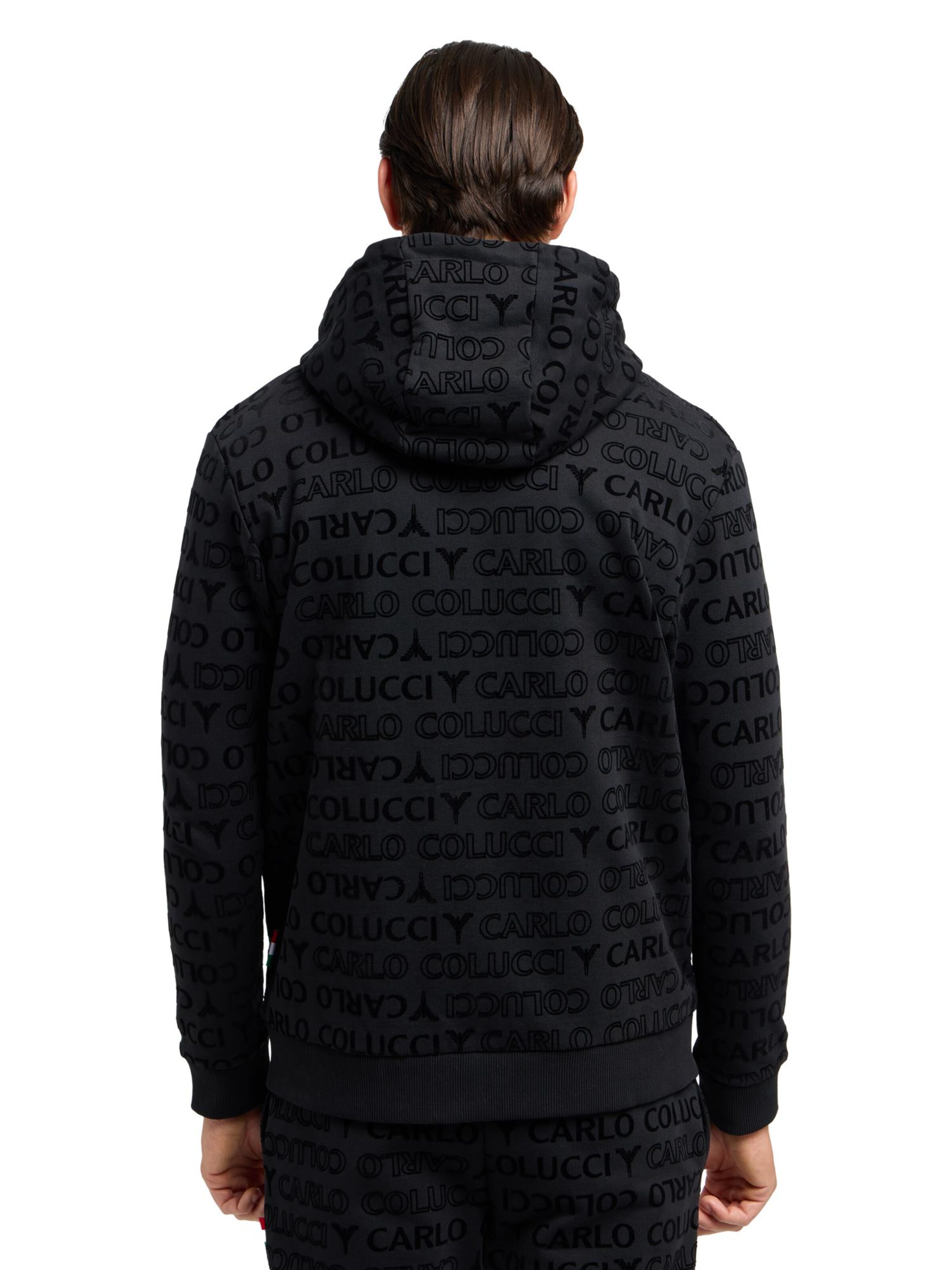 Carlo Colucci Sweat jacket in Black