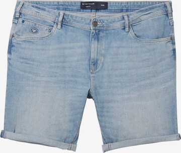 TOM TAILOR Men + Regular Shorts in Blau: predná strana