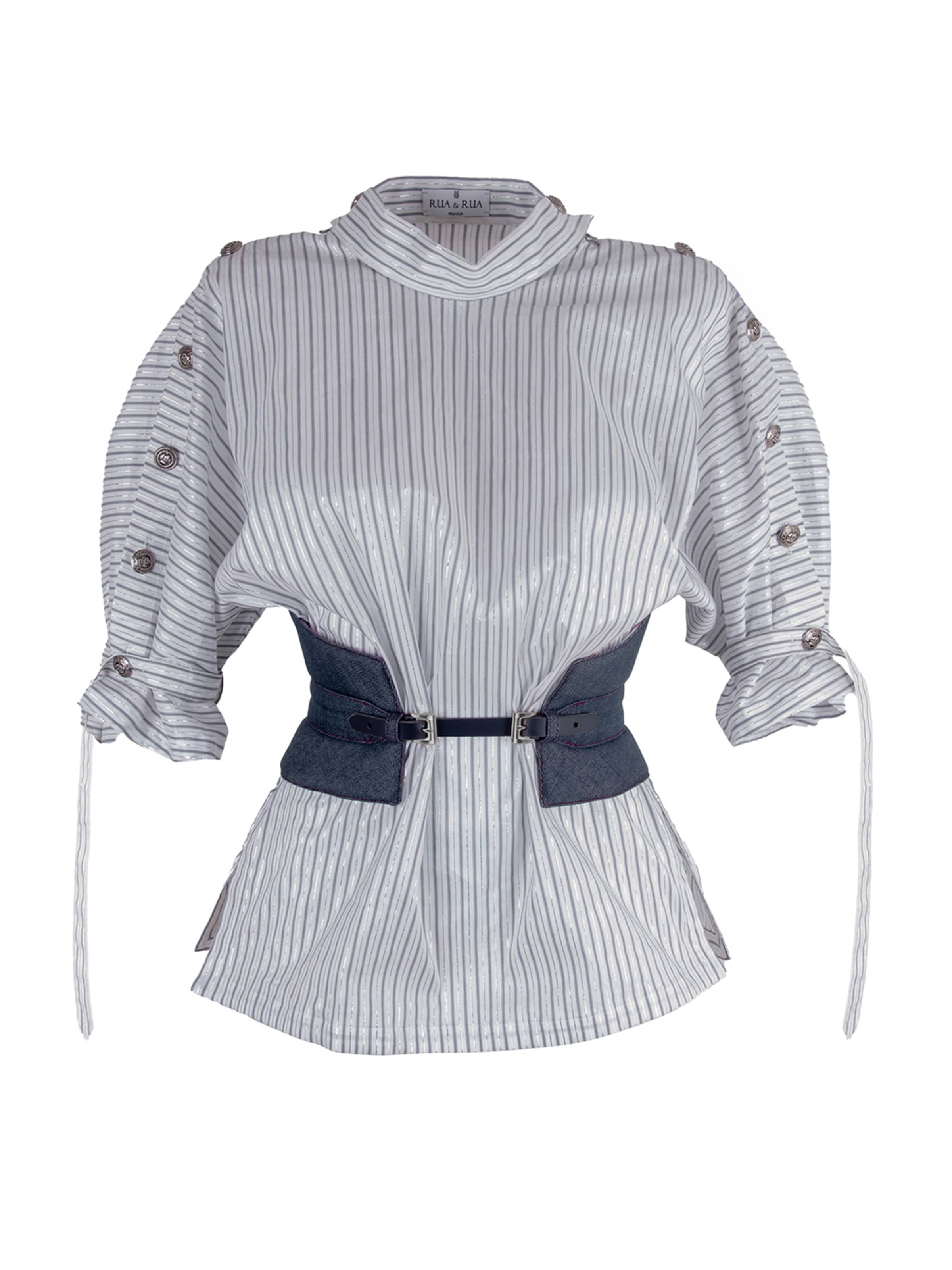 Rua & Rua Bluse‌‌ in Weiß: Vorderseite